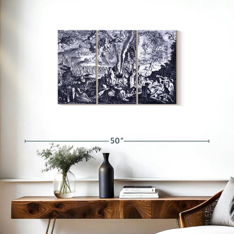 Kelan Witches Sabbath, 20" H x 33" W