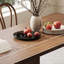 Table de salle à manger rectangulaire en bois massif brun pour la salle à manger / cuisine-97142308