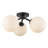 Brumback Glass Semi Flush Mount-278288444