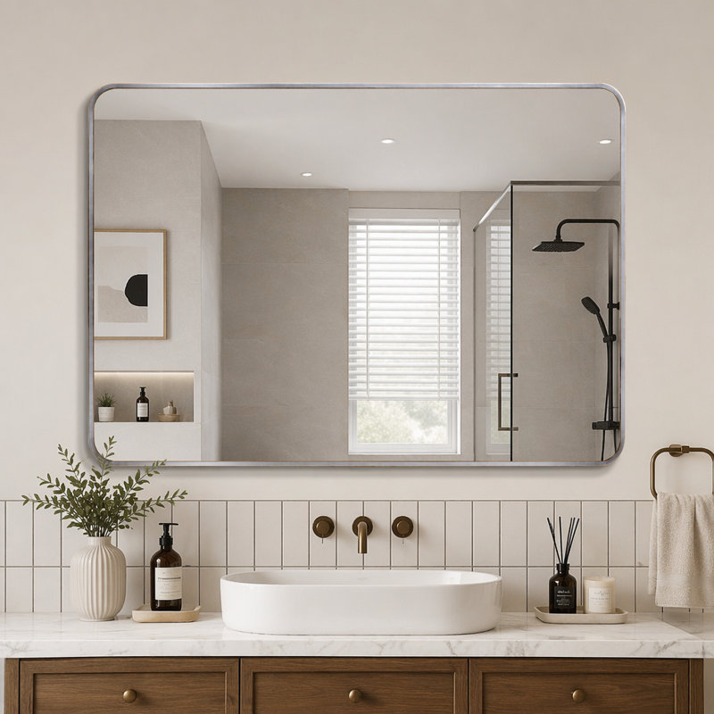 Miroir de salle de bain 30x40 ", Argent