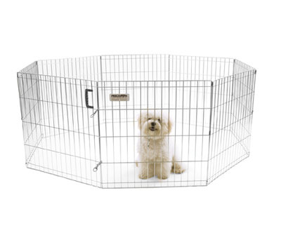 18'' H Panel Metal Exercise Pen