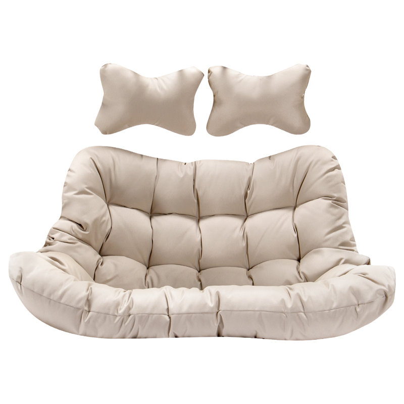 Coussin de siège pivotant pour 2 personnes, Beige