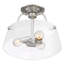 Plafonnier semi-encastré 3 lumières 14,5 po Claribel-427893326