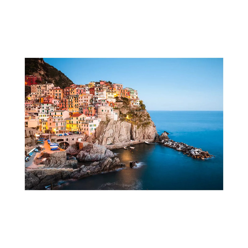 Mediterranean Town I by Matteo Colombo - Wrapped Canvas Print, 20.32 cm H x 30.48 cm W