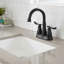 Double Handle Bathroom Sink Faucet with Drainer-1924816928