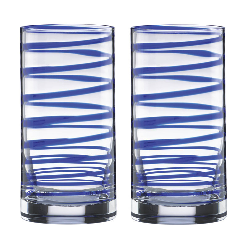 Charlotte Street Highball Glass, Blue