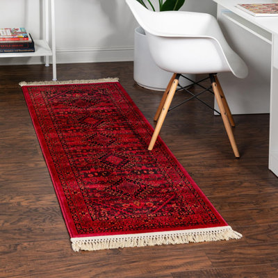 Tapis oriental rouge Amro