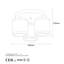 Luminaire suspendu cylindrique à 3 lumières