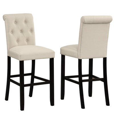 Tan , Of 2, - Leg Finish, 12.5" Package Width, 16.1" Seat Depth 2 Soft Upholstery, 16.5" Back Height, 29.7" Height
