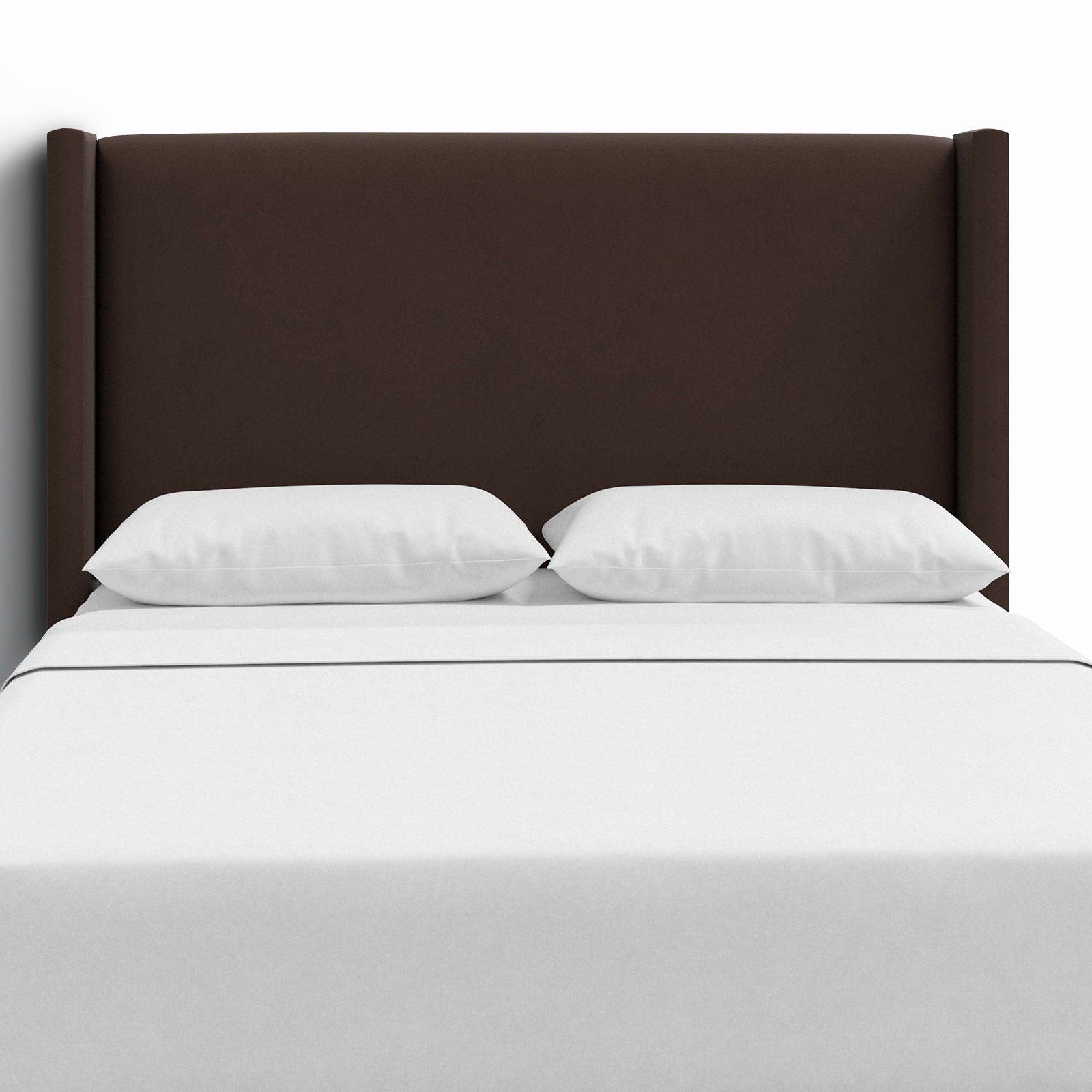 Hanson Upholstered Headboard, Queen, Classic Chocolate Velvet