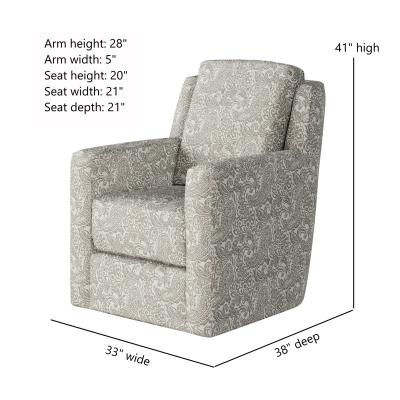 Icon Swivel Glider, Charleston Platinum