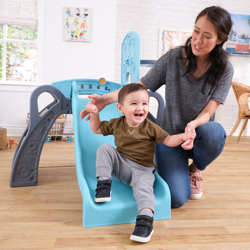 KidKraft 5-in-1 Toddler Sports Climber - Slide, Basketball, Soccer & Baseball, Ages 18M-3Y