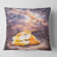 Square, Hugges Foxes Over A Night Sky - Coussin décoratif pour enfant-60159506