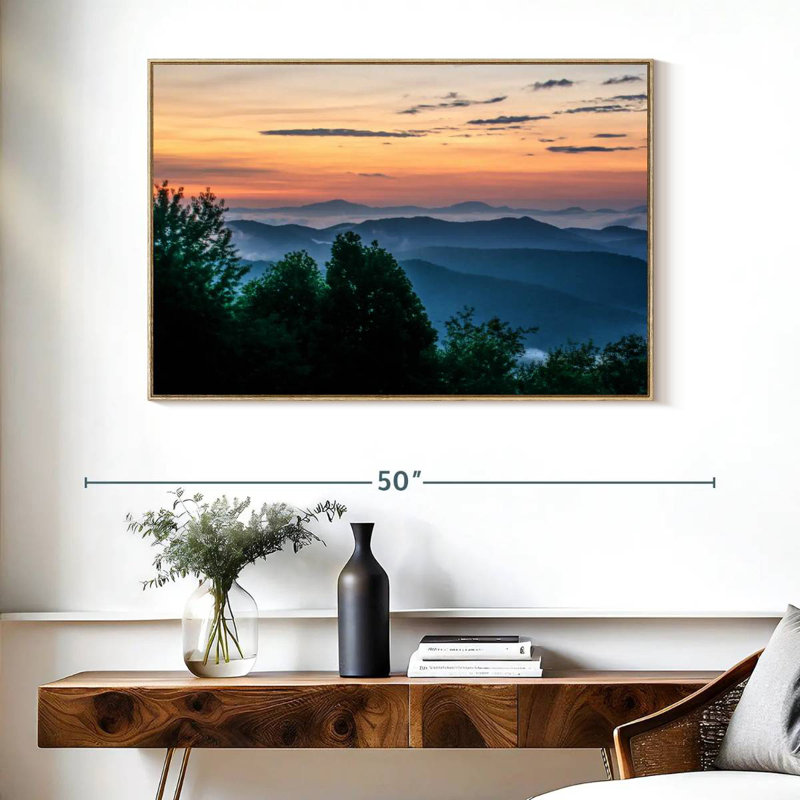 Blue Ridge, Cadre flottant en bois naturel, 40 po x 27 po