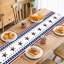 Chemin de table rectangulaire en polyester Gurmail
