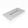 Pyramid 36" Rectangular Wall Mount Solid Surface Bathroom Sink
