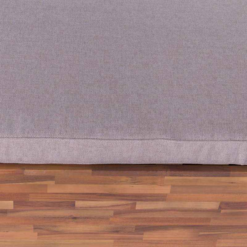Anniki 200cm Long Reclining Acacia Single Chaise
