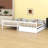 Full Over Full Rubber Wood Bunk Bed – Twin-Size Trundle, Ladder, Guardrails & Convertible To 2 Full Beds-2013902355