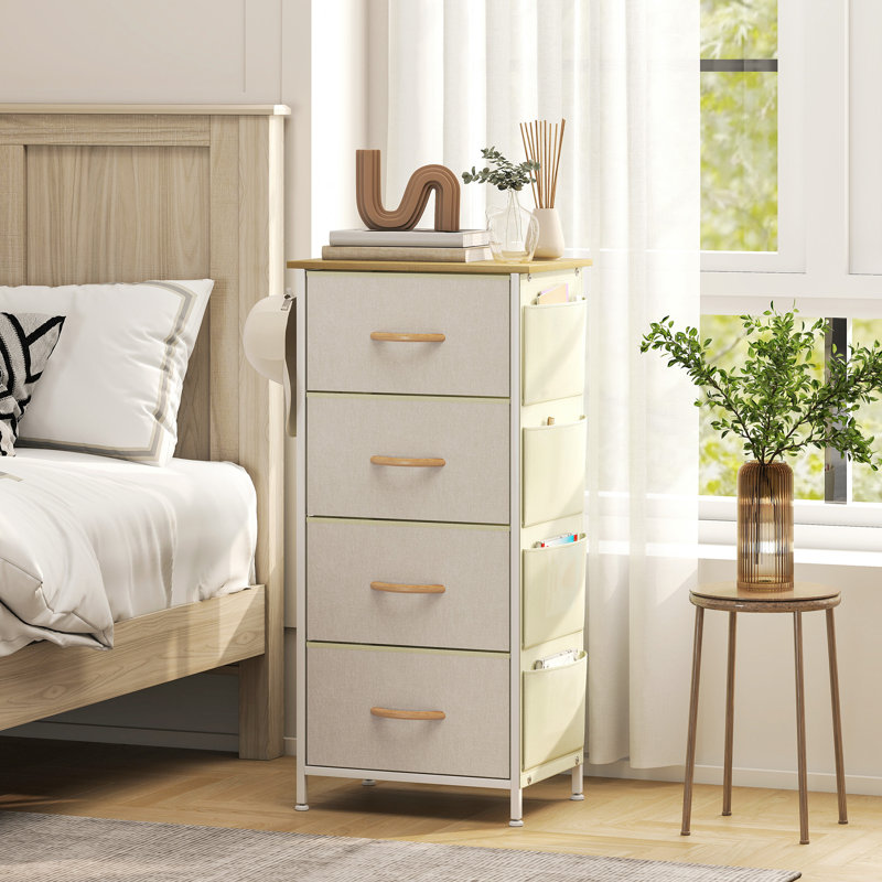 45cm W 4 - Drawer Chest of Drawers, Beige