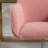 Modern Teddy Fabric Material Adjustable Height 360 Revolving Home Office Chair With Gold Metal Legs And Universal Wheel For Indoor-1747087821