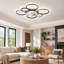Ventilateur de plafond réversible à intensité variable de 41 pouces avec lumières DEL et télécommande