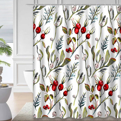 Watercolor Sophisticated Seamless White Botanical Floral Decoration Vintage with 12 Hooks