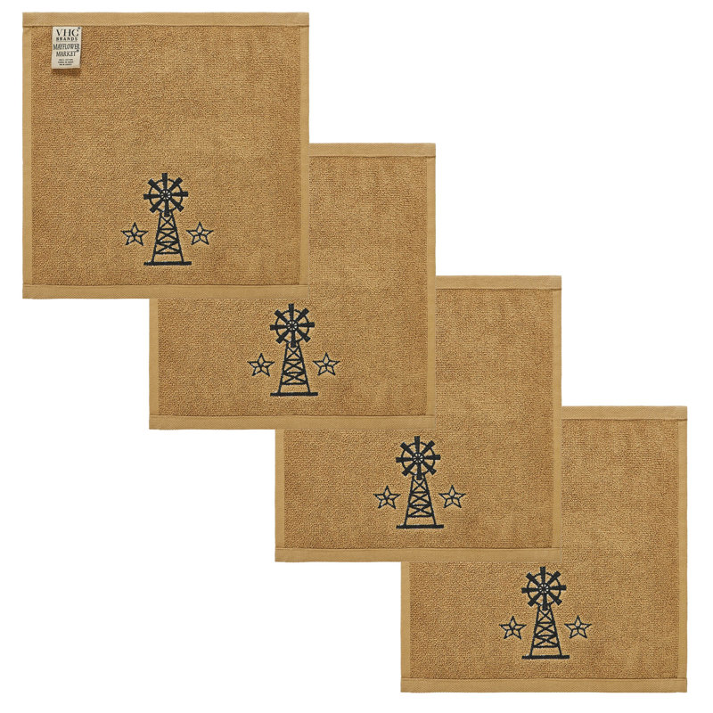 Ensemble de 4 débarbouillettes Timeless Linens