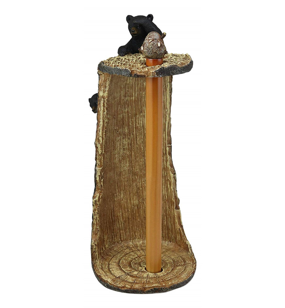 Plastic Freestanding Paper Towel Holder Millwood Pines