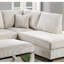 Canapé modulaire en velours côtelé de couleur, chaise longue, siège à coussin, pieds en bois, canapé décoratif en velours côtelé 3 pièces