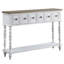 Console en bois massif 33,02 po