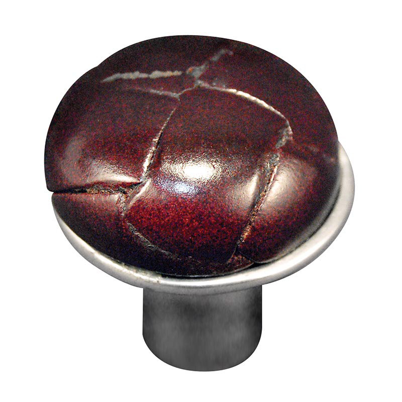 Poignée champignon Equestre, Cordovan, Bronze huilé, L 1,125 po x l 1,125 po x P 1,25 po