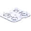 Insert de récipient en plastique transparent Carlisle Food Service Products