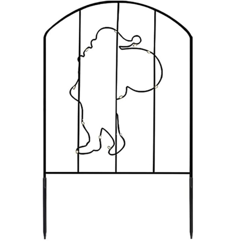 Riddhi 22.4'' H x 12.6'' W Metal Fence Panels Included