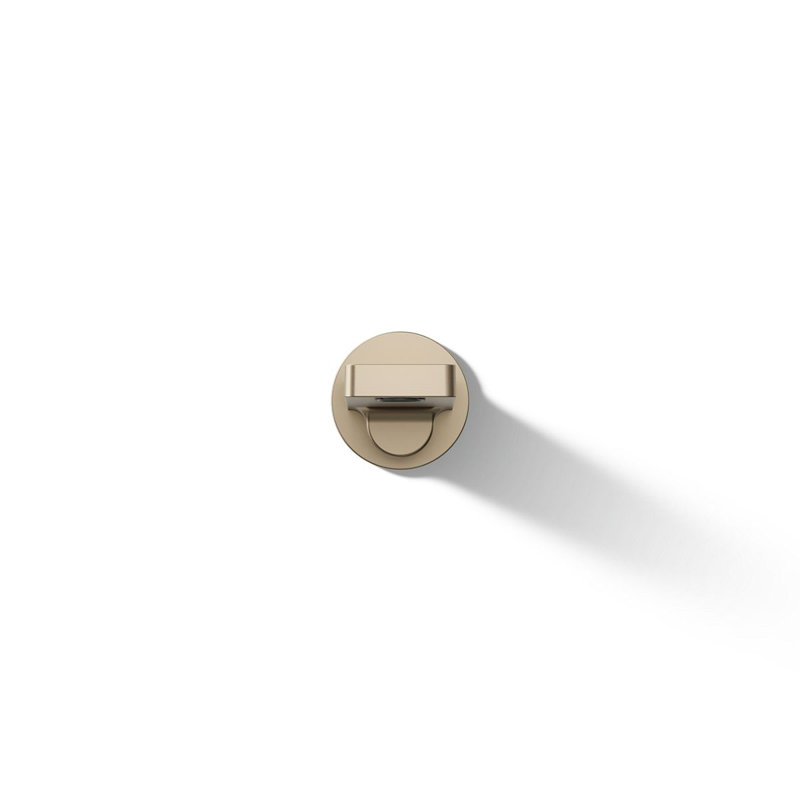 Composed Wall-Mount Tub Spout, Vibrant Brushed Bronze