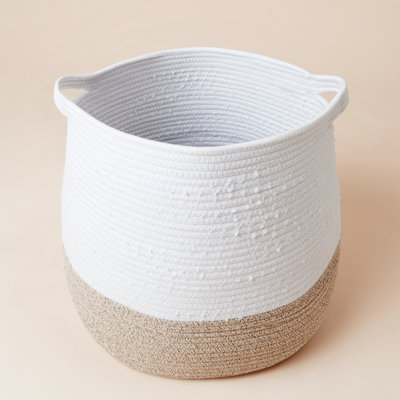 Althoff Handwoven 100% Cotton Storage Bin