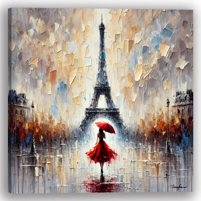 Art mural sur toile Elegance in Paris