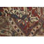 Tapis de couloir tribal teint à la main antique pré-1900 4 x 10