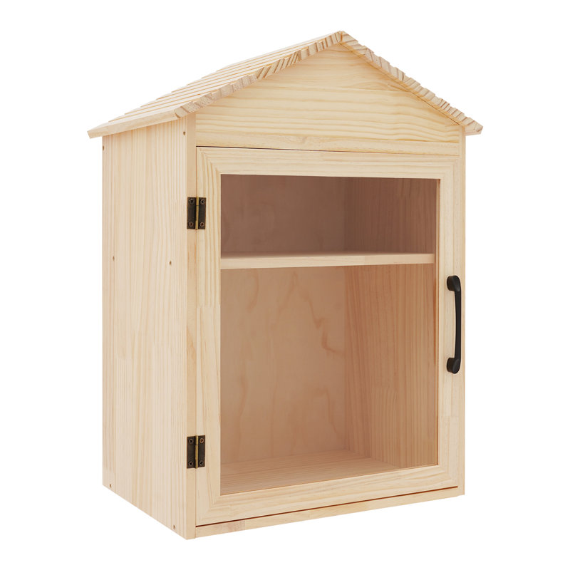 Petite armoire à livres en bois