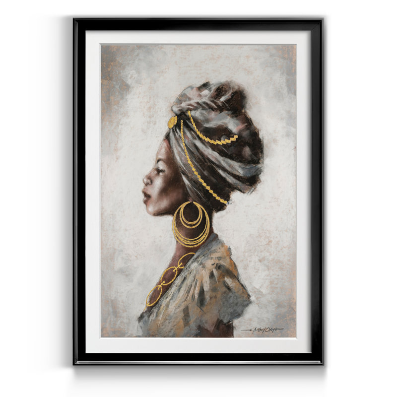 Beauté et force - reproduction d'art encadrée, Noir, H 18,5 po x l 24,5 po x P 1,5 po