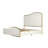 Callisburg Upholstered Queen Bed Frame with Harp Headboard & Footboard, Cream-763182686-763182682