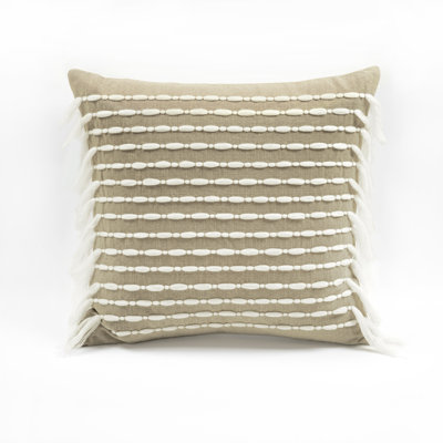  Cotton Blend Throw Square Pillow Cover & Insert
