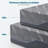 Gray Memory Foam Mattress With Green Tea & Bamboo Charcoal Infusion, Medium Firmness,Vacuum Compressed For Easy Storage, Suitable For All Sleeping Positions-332555083-332555079