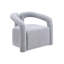Chaise d'appoint moderne / contemporaine en tissu Boucle
