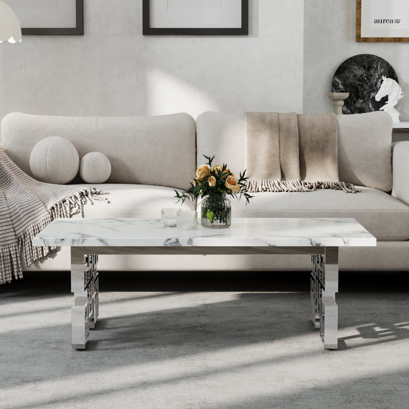 Table basse Weider, Argent argent