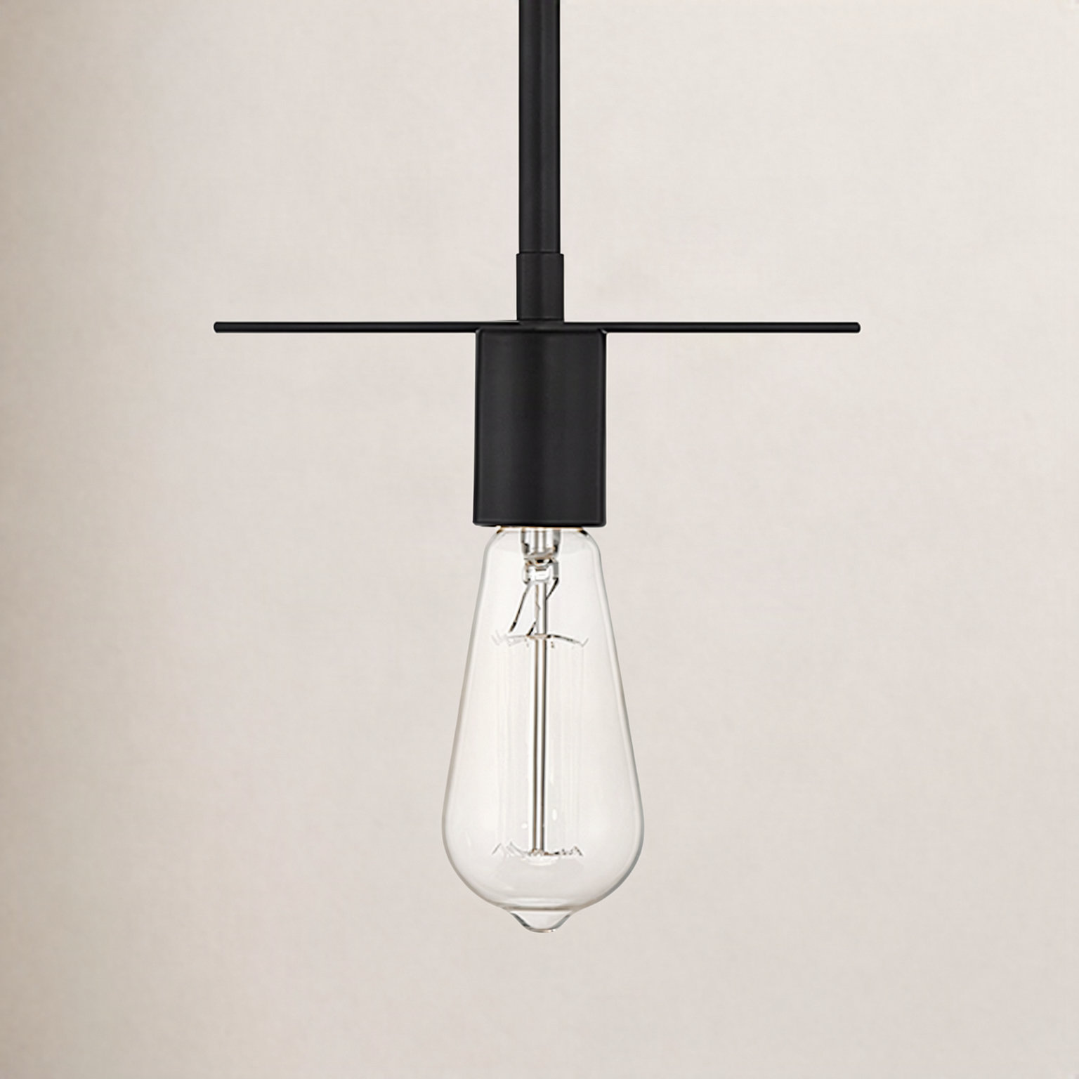 Thane Dimmable 1 - Light Pendant, Matte Black