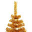 vidaXL Christmas Tree with 300 LEDs with Stand Gold PET-1931537522
