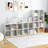 Bookcase Open Back Bookshelf With Anti-tip Kit Modern Style Organizer-1862794426