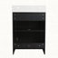  Meuble-lavabo autoportant avec lavabo en résine, avec porte à fermeture douce, ensemble KD-111831324