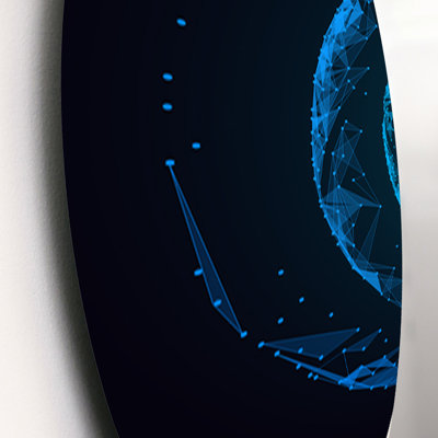 Modern Abstract Wall Decor on Metal