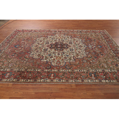 Tapis antique fait à la main 7 x 10